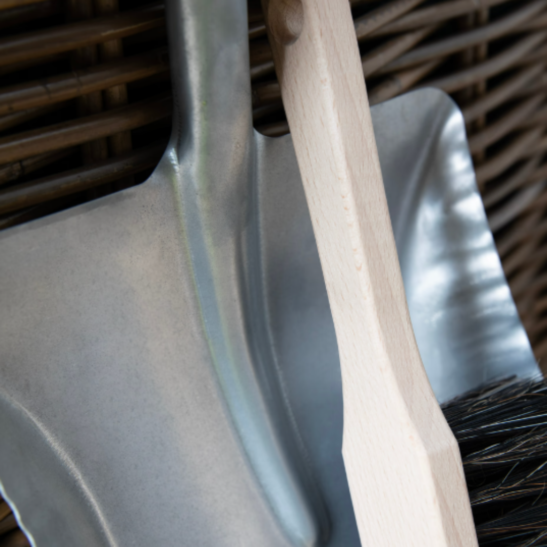 Steel Dustpan and Brush
