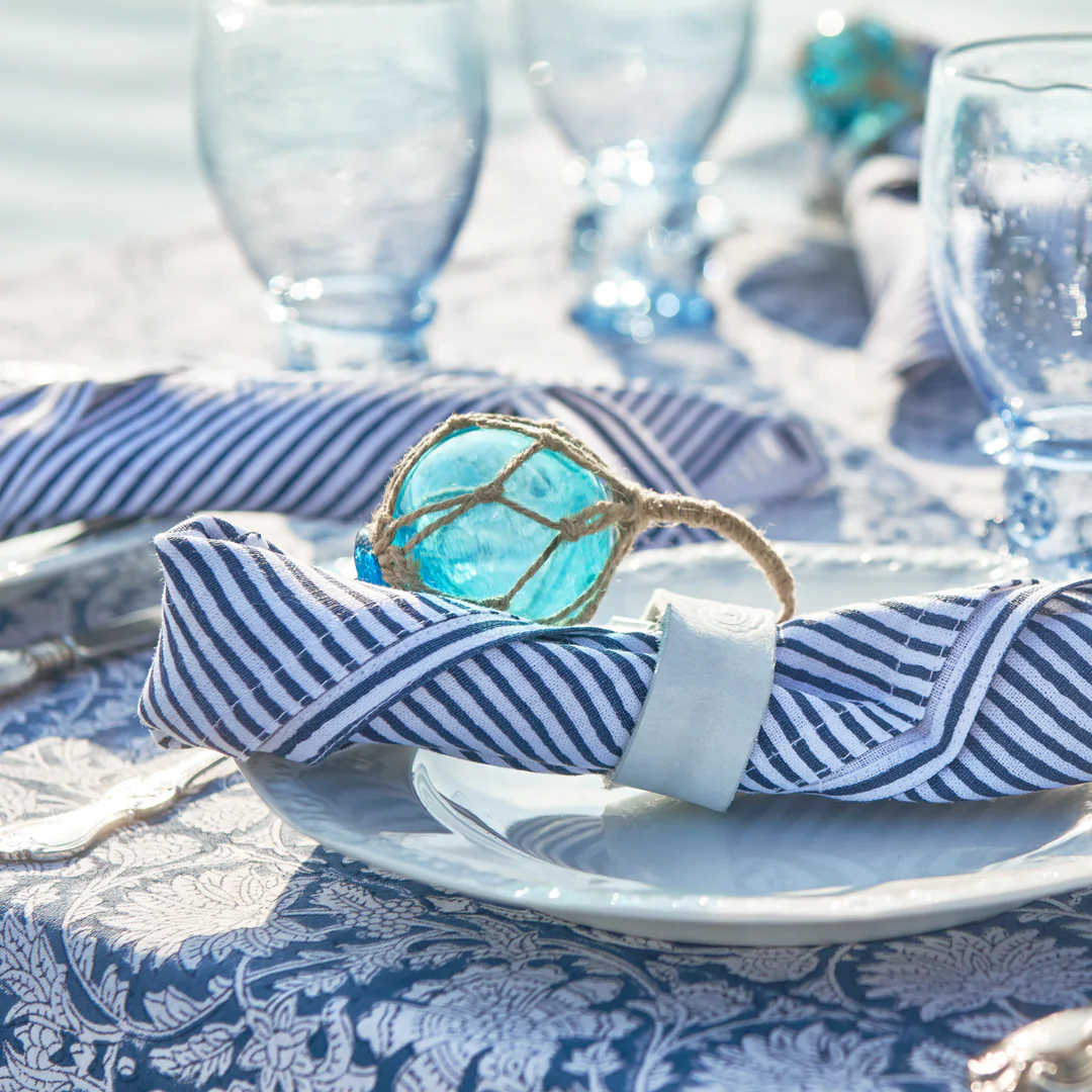 Navy Blue Paradise Tablecloth in 2 Sizes