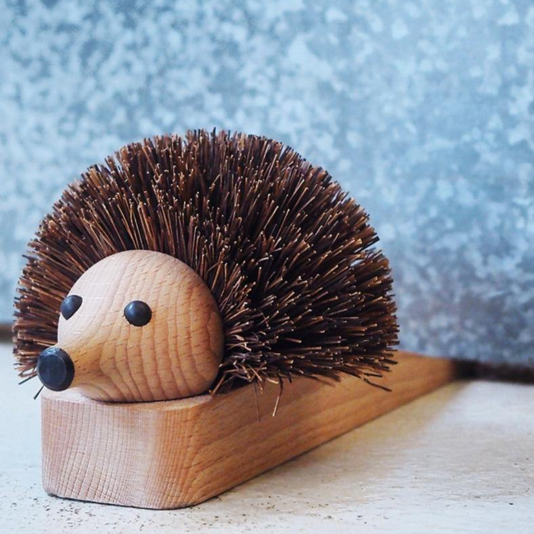 Hedgehog Door Stop & Shoe Cleaner
