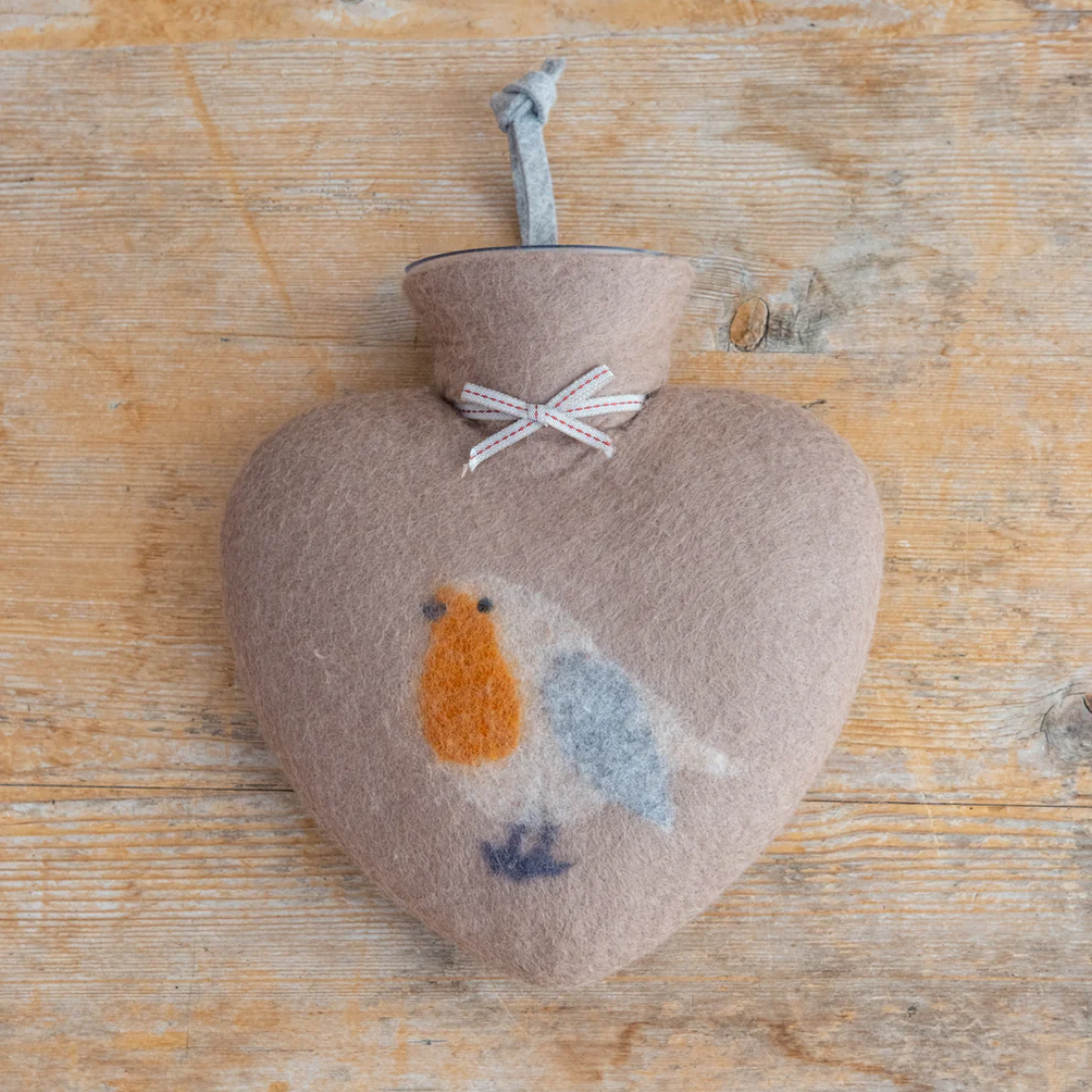 Robin Hot Water Bottle in 3 Colours