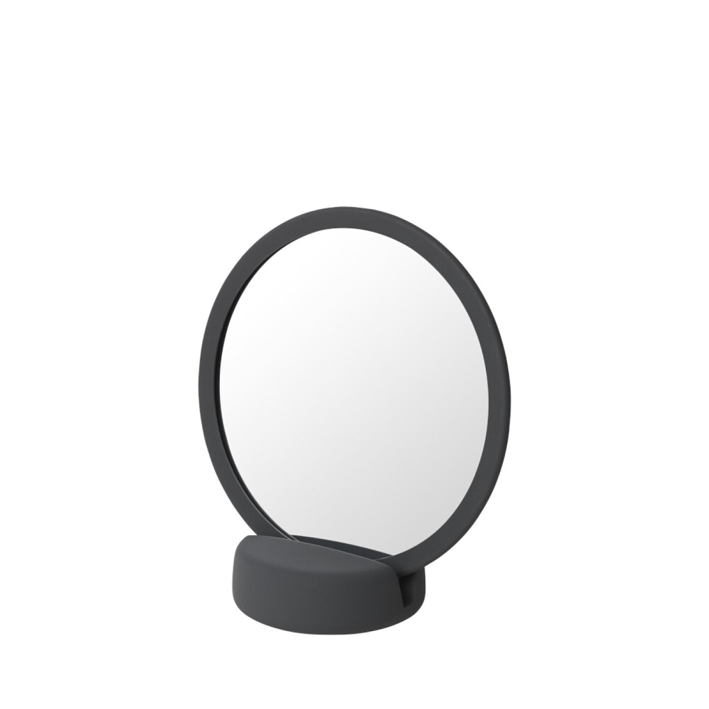 vanity mirror in dark grey