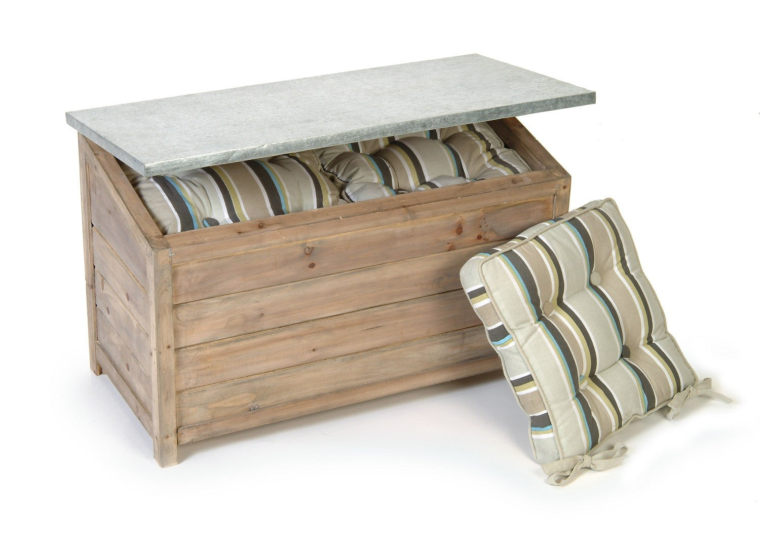 Outside Storage Boxes Zinc Top