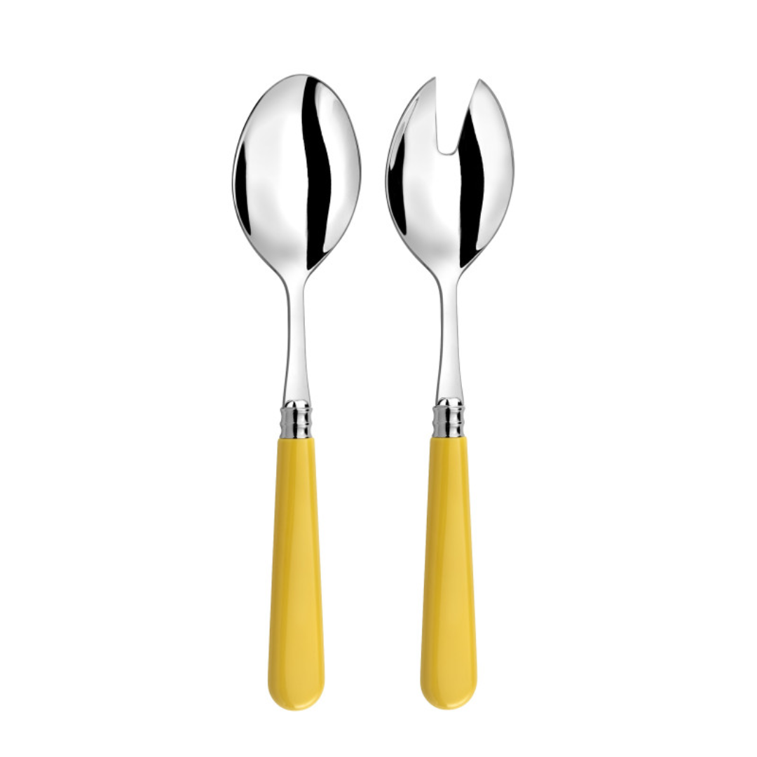 Solid Salad Serving Set in 6 Colours