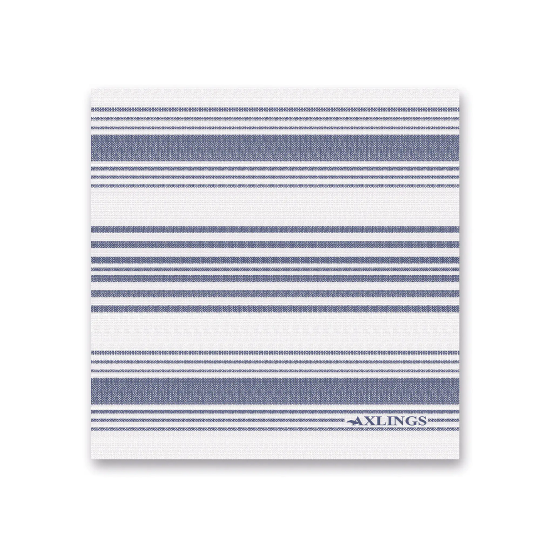 Horizontal Stripe 50 Paper Napkins - 4 colours