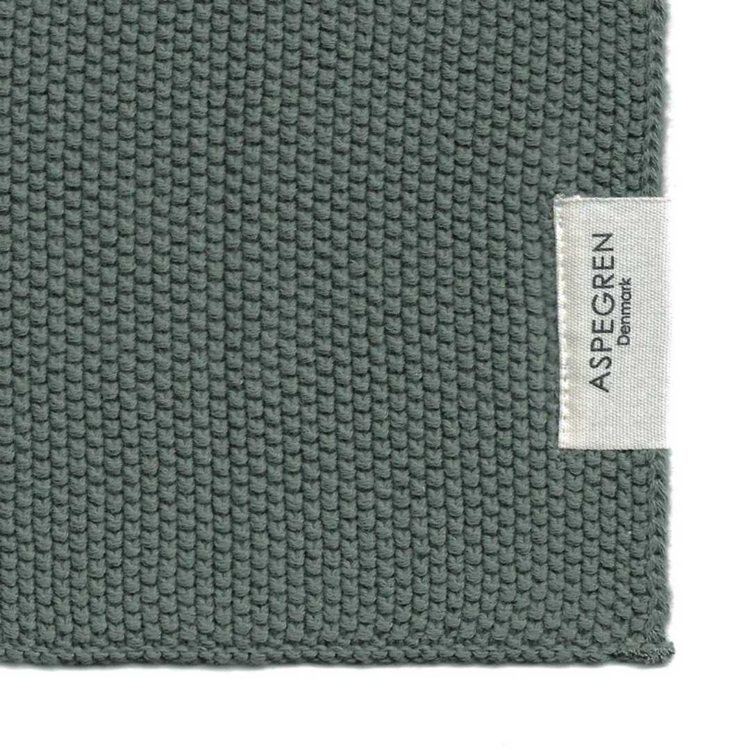 Pine Knitted Organic Cotton Dishcloth Set of 2