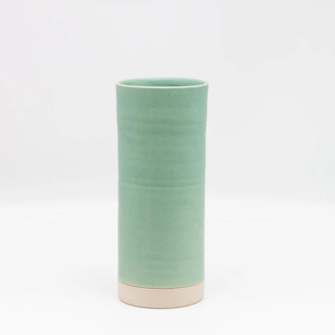 Ceramic Medium Straight Vase in 5 Colours