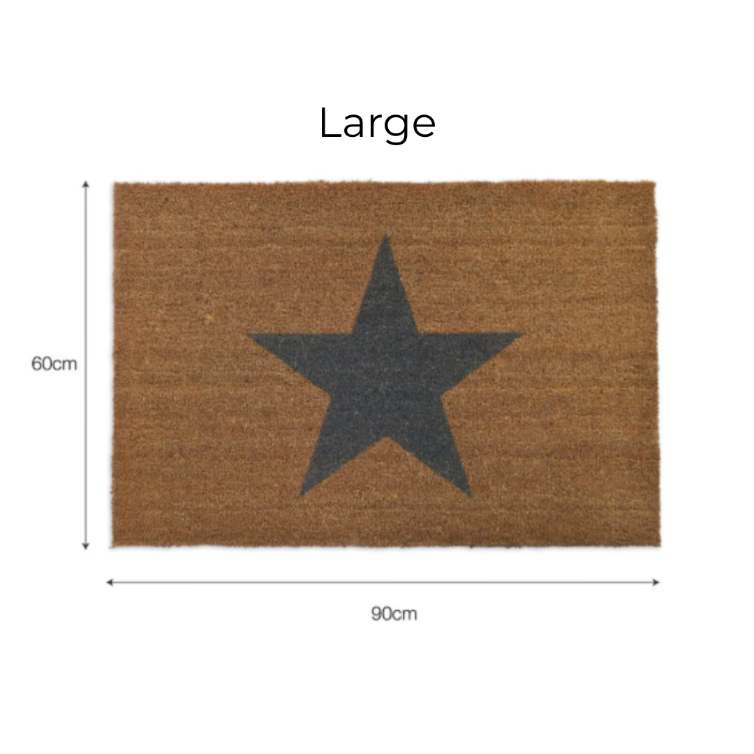 Coir Doormat with 1 Star - 2 sizes