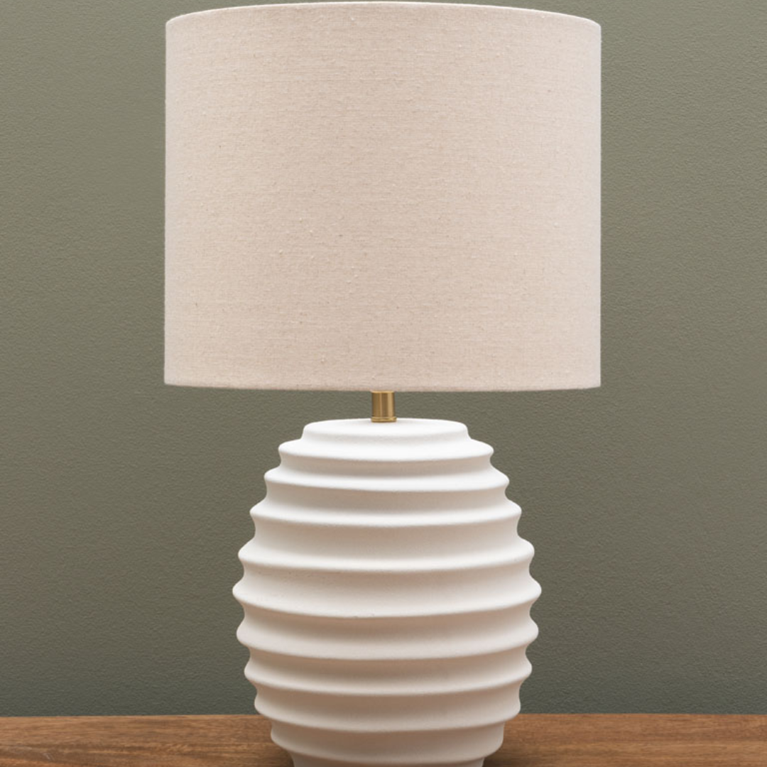White Architectural Table Lamp