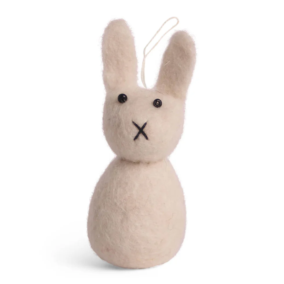 Hanging Felt Small Bunny in 2 Colours