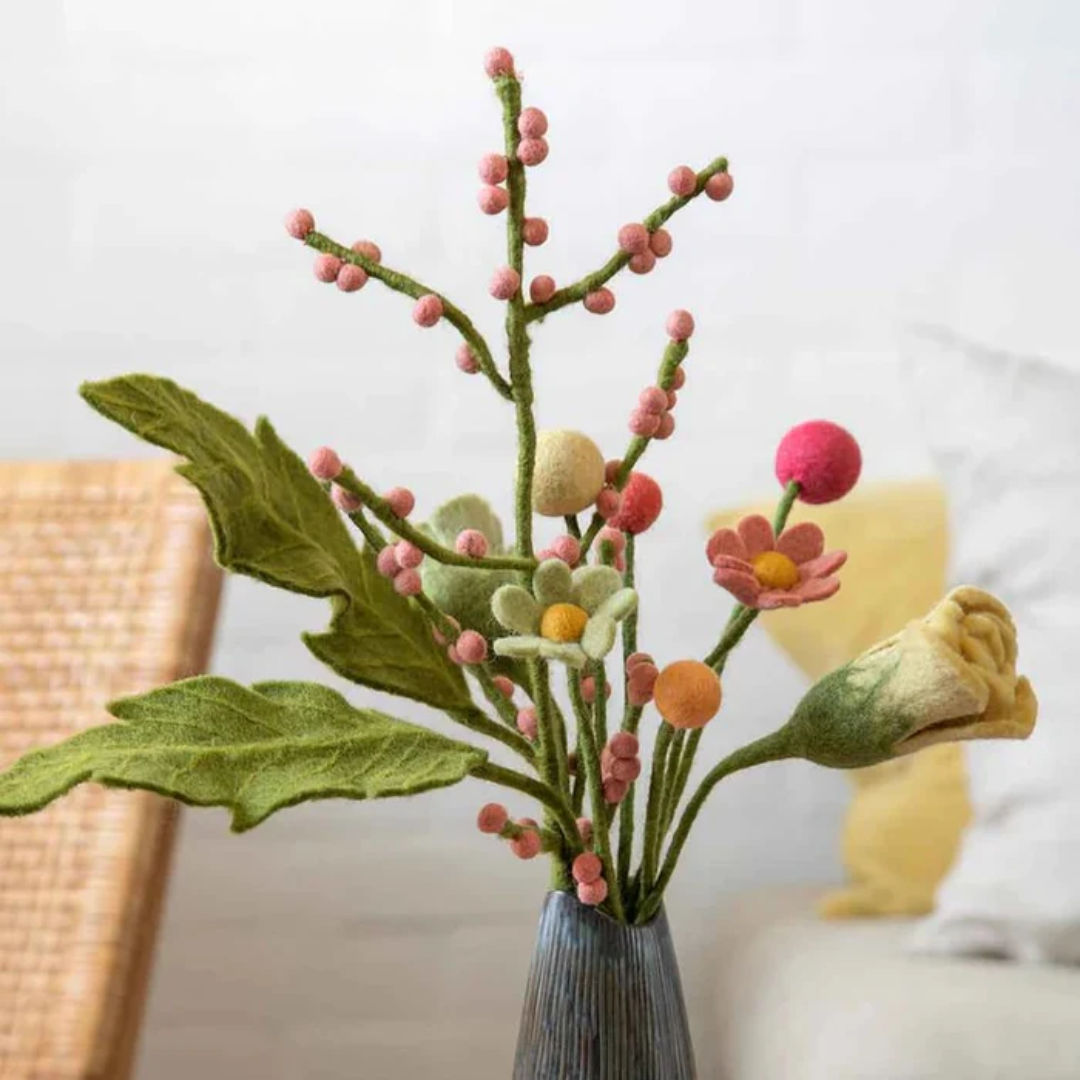 Simple Flower in 4 Colours