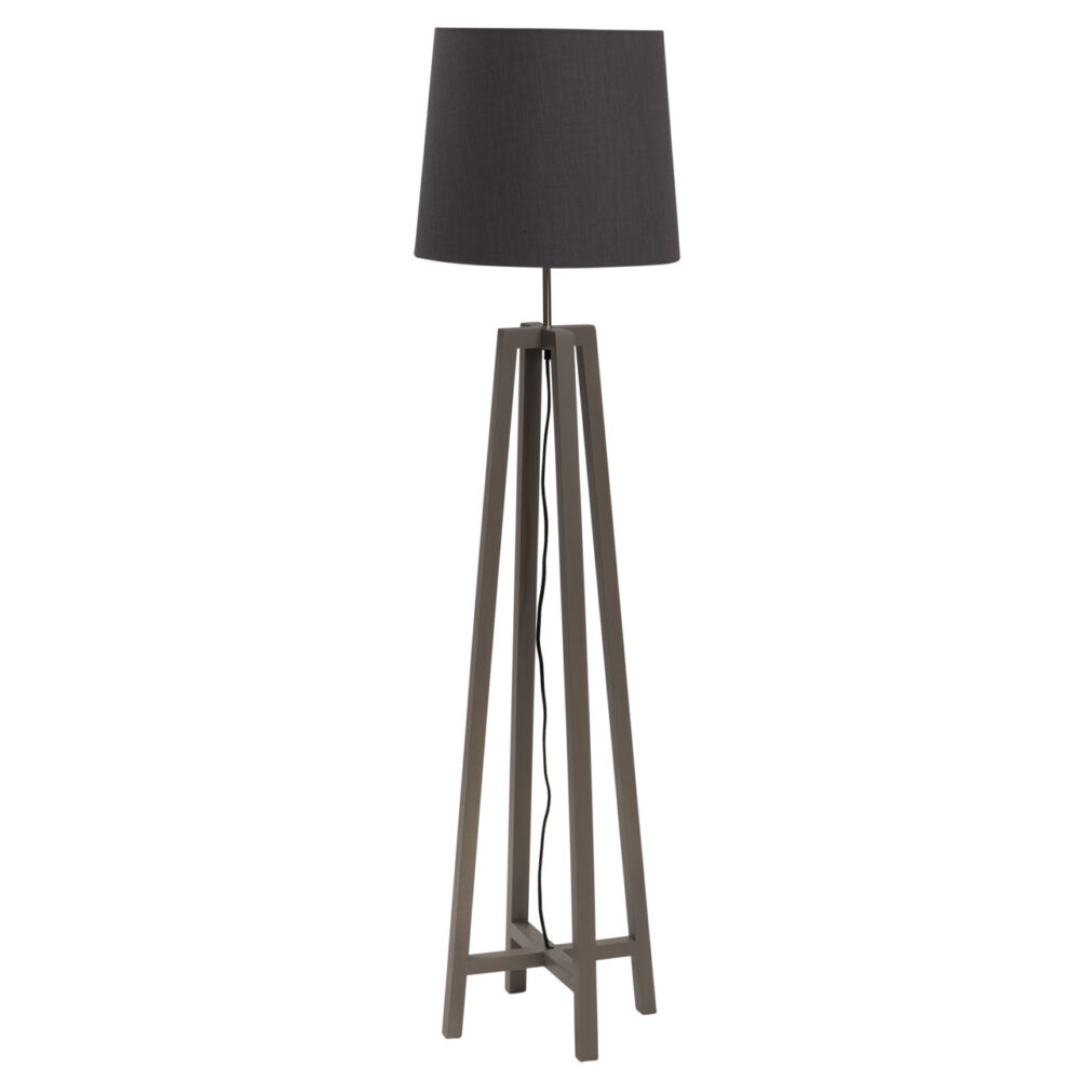 Customisable Wood Floor Lamp & Shade