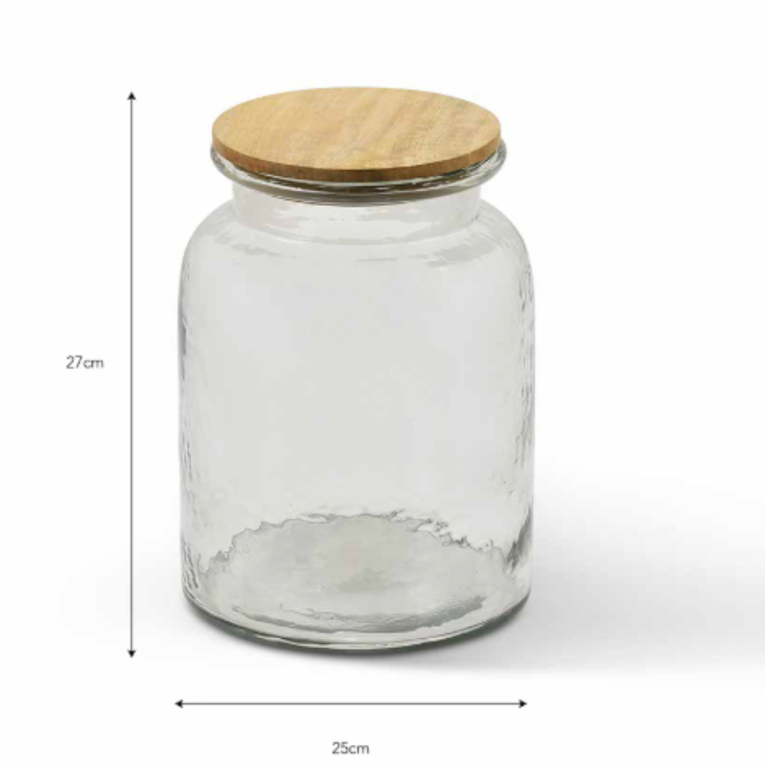 Glass Storage Jar - 3 Sizes