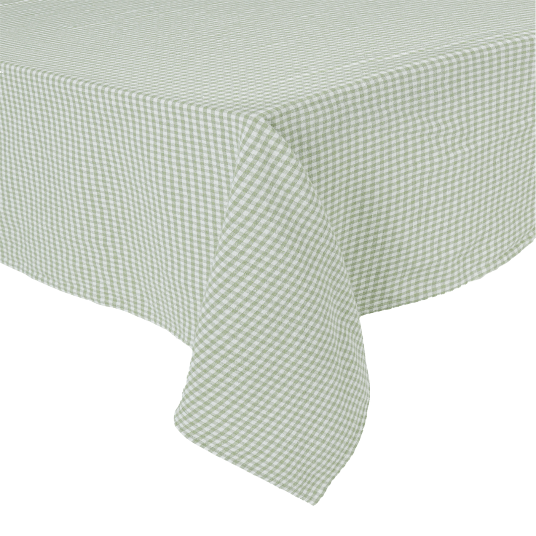 Gingham Piana Tablecloth 160 x 250cm in 2 colours