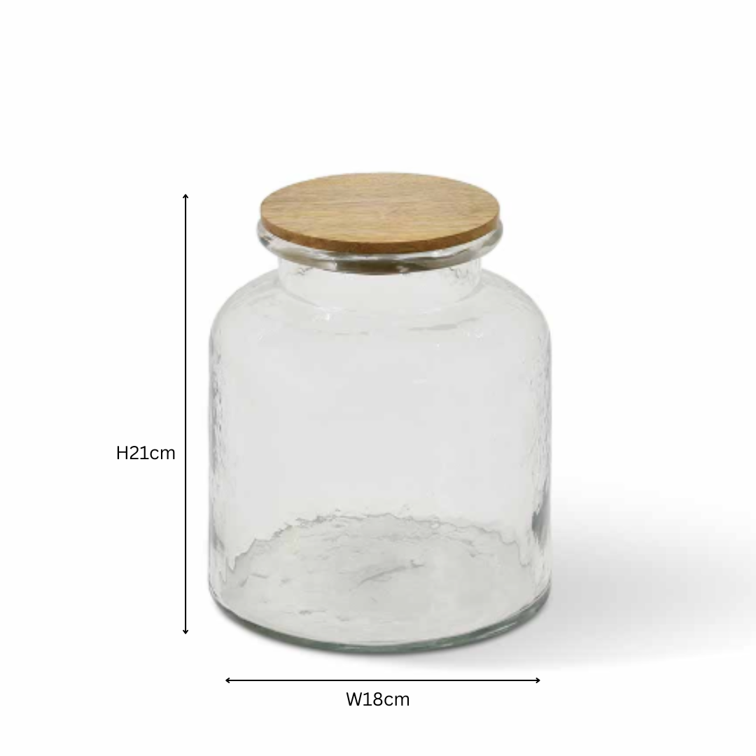 Glass Storage Jar - 3 Sizes