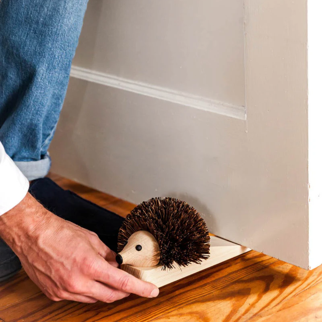 Hedgehog Door Stop & Shoe Cleaner