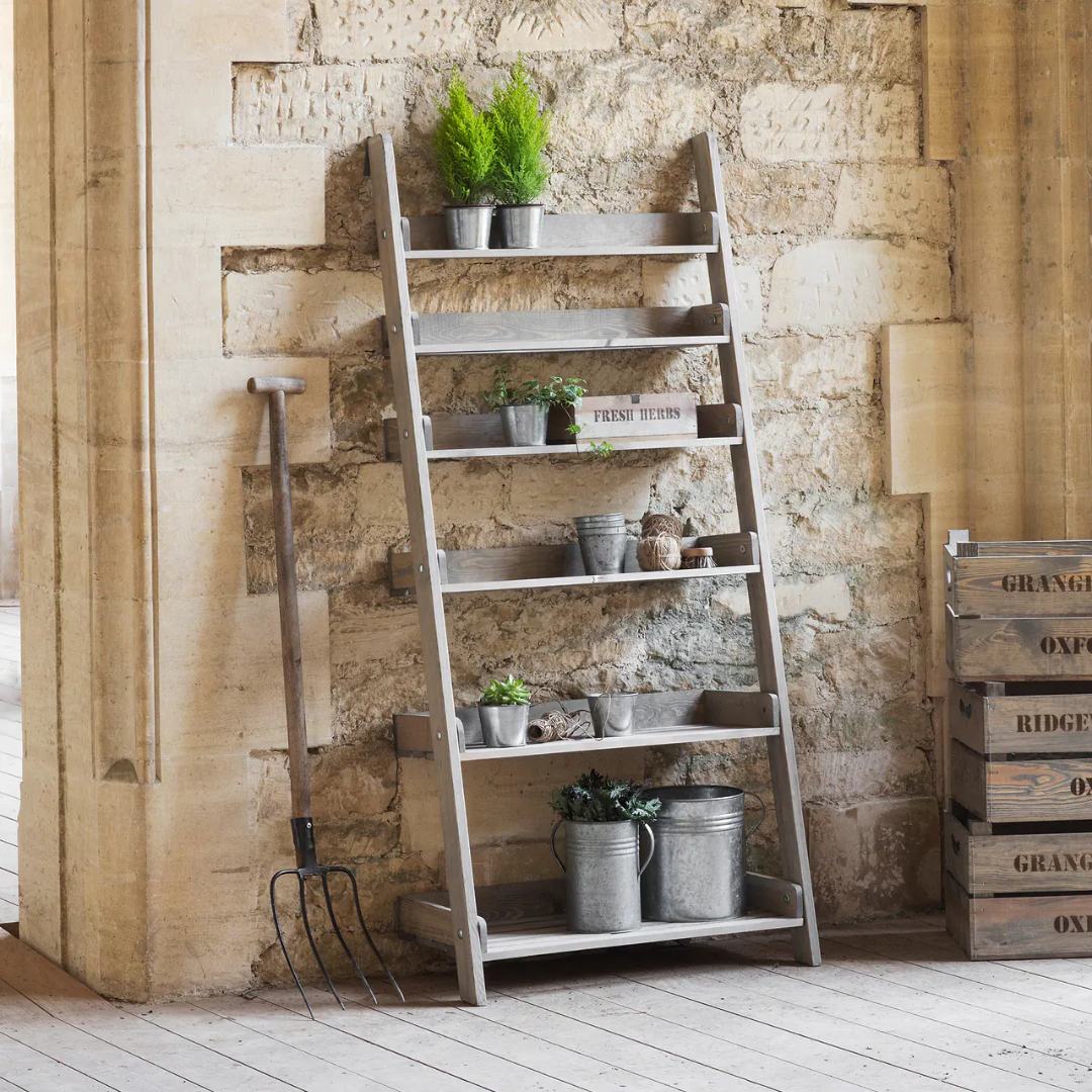 Indoor/Outdoor Shelf Ladder 6 Tier in 2 Sizes
