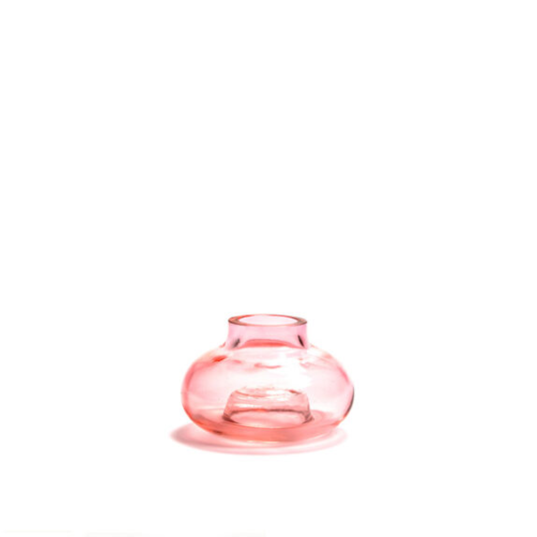Glass Tea Light & Bud Vase in 9 Colours