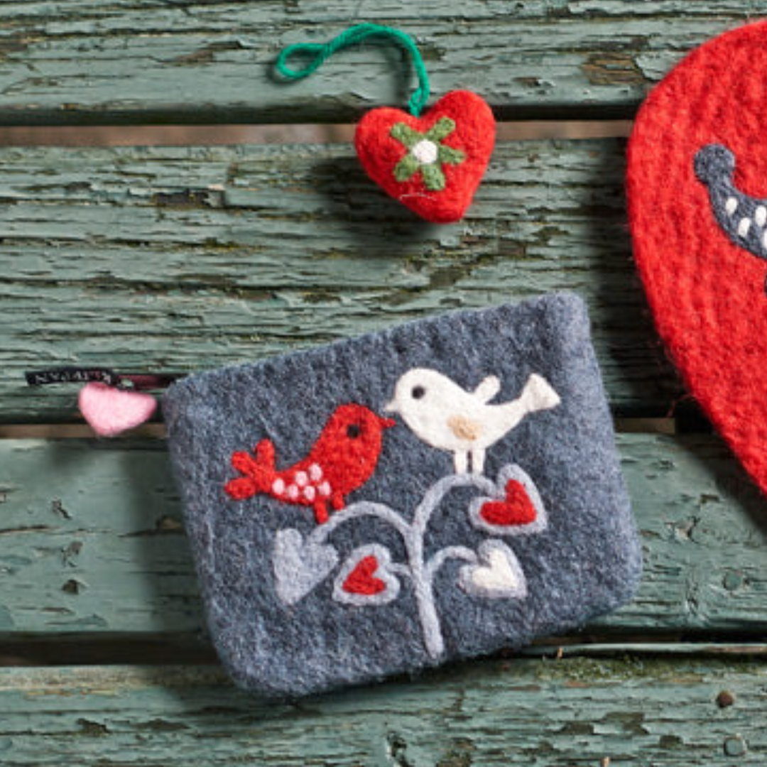 Small Felt Purse in 13 Designs