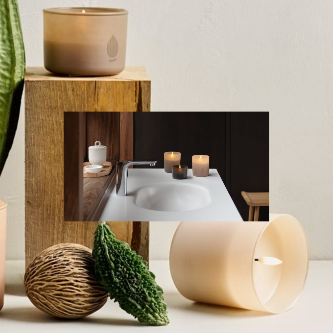 LED Frosted Unscented Glass Candle in 3 Colours