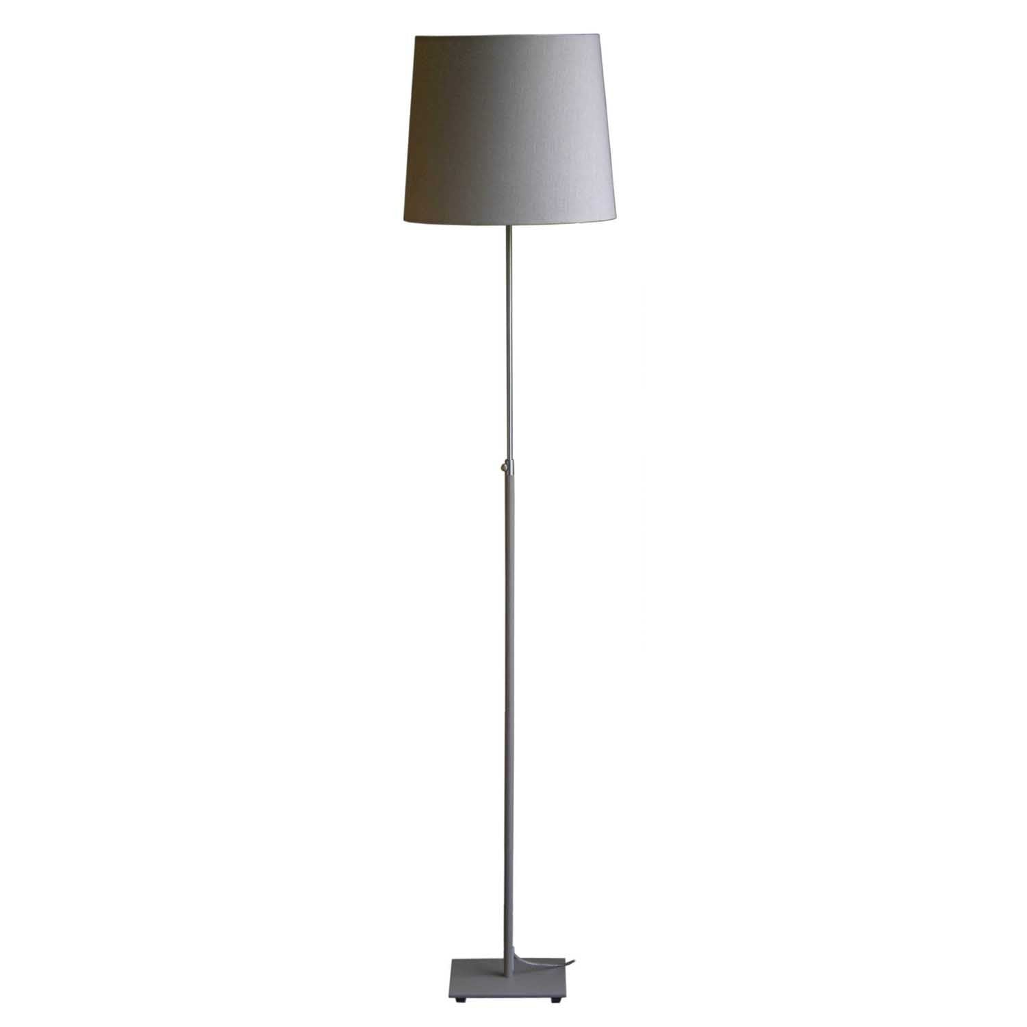 stone colour floor lamp with matching shade