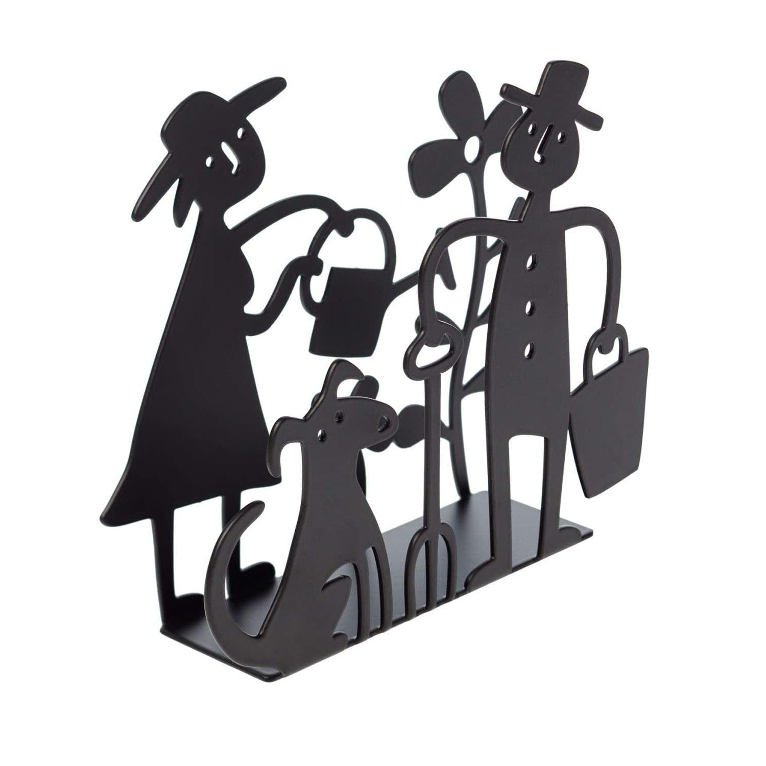 Garden Black Napkin Holder