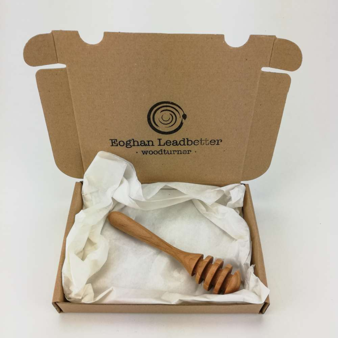 Irish Handcrafted Wood Honey Dipper