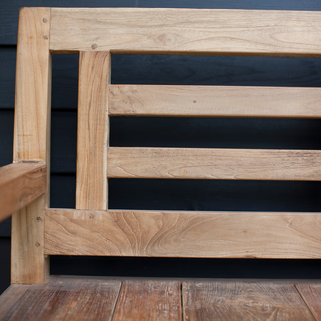 Reclaimed Teak Bench