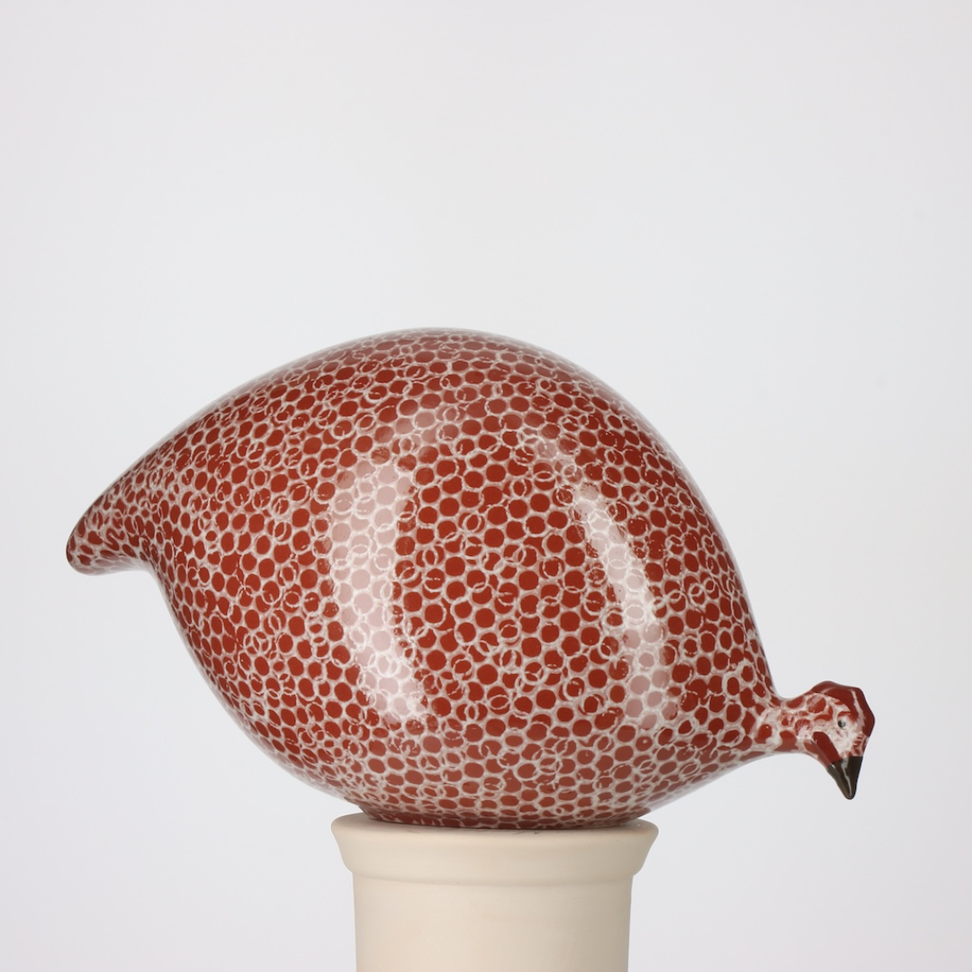 Bordeaux Speckled White Guinea Fowl