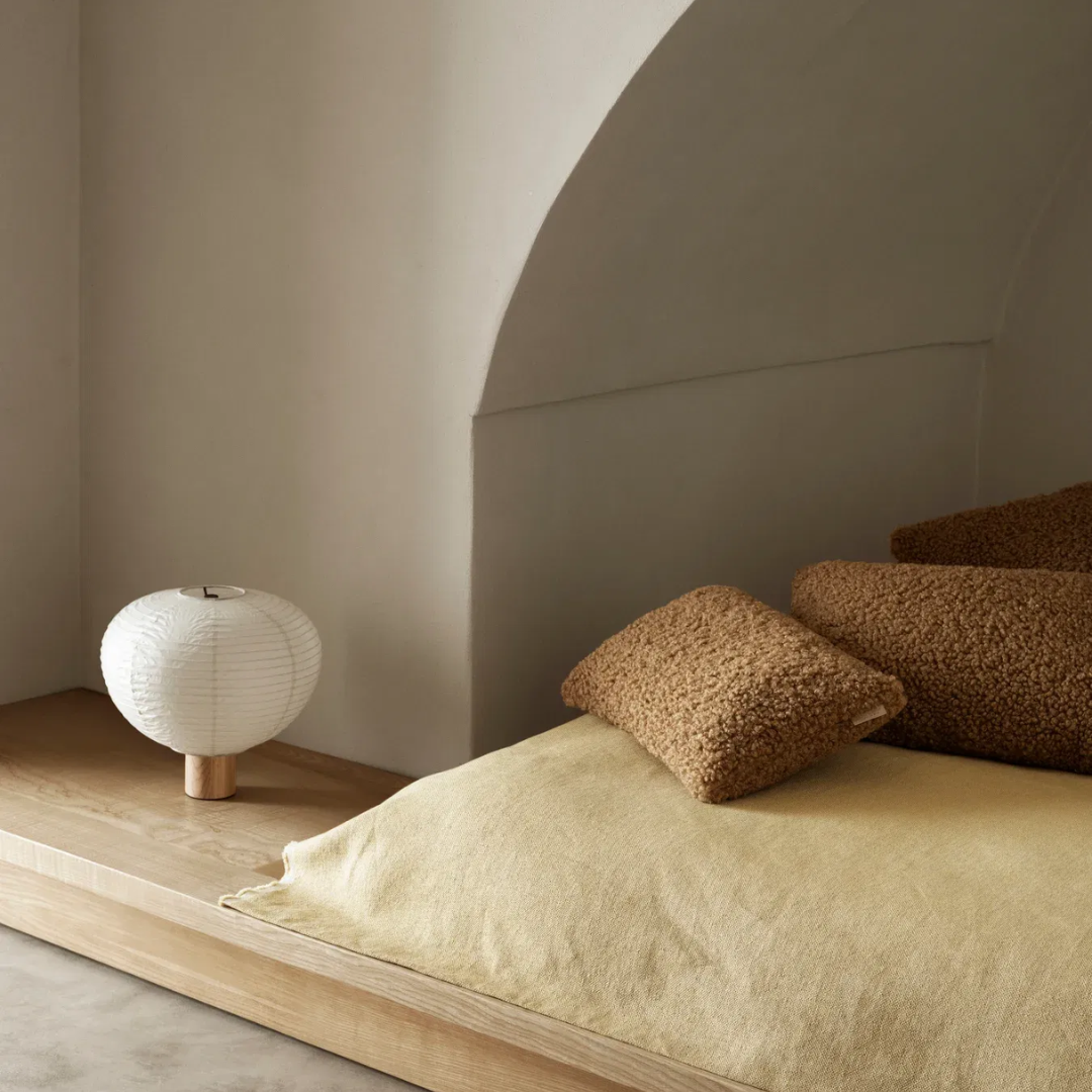 Oak & Ricepaper Lamp in 2 Sizes