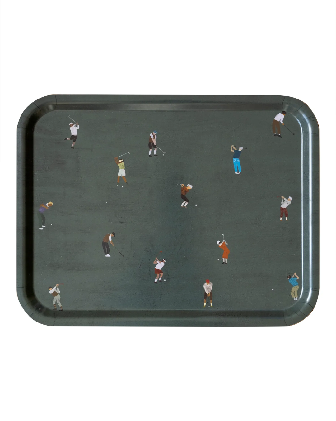 Green Golfers Tray in 2 Sizes