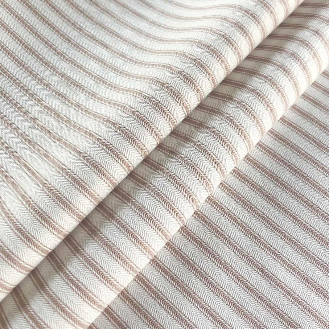 Ticking Stripe Powder Ian Mankin Cushion 50 x 35cm