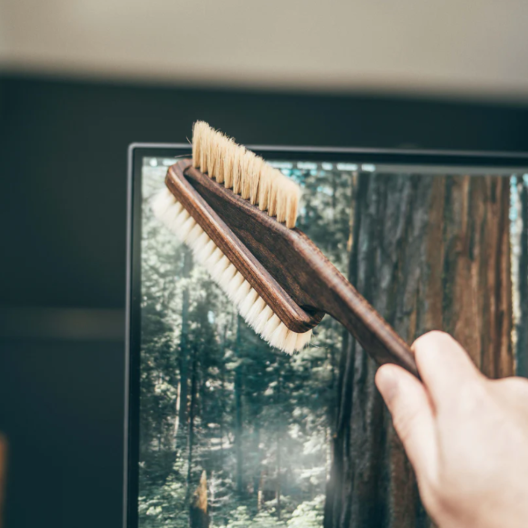 Computer Brush in 2 Wood Types