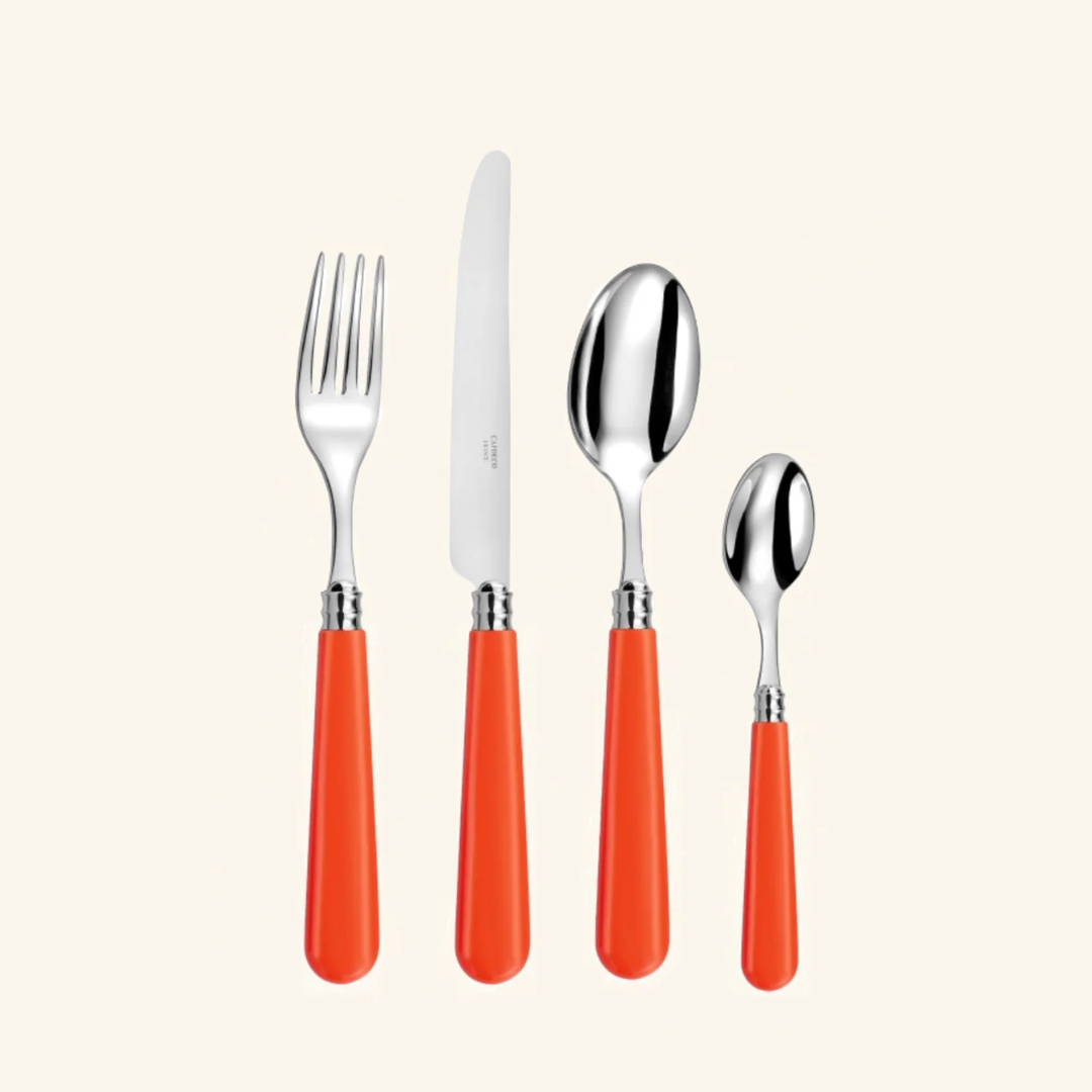 Orange Cutlery Set
