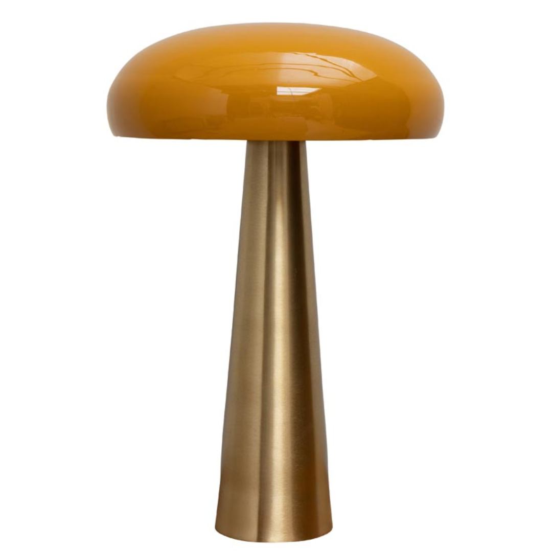 Gold Mushroom Table Lamp