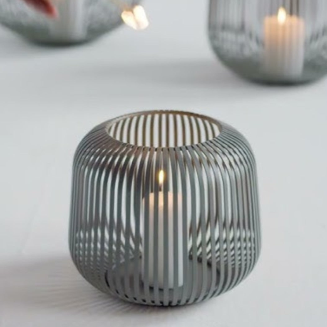 Grey Elegant Lantern in 3 Sizes