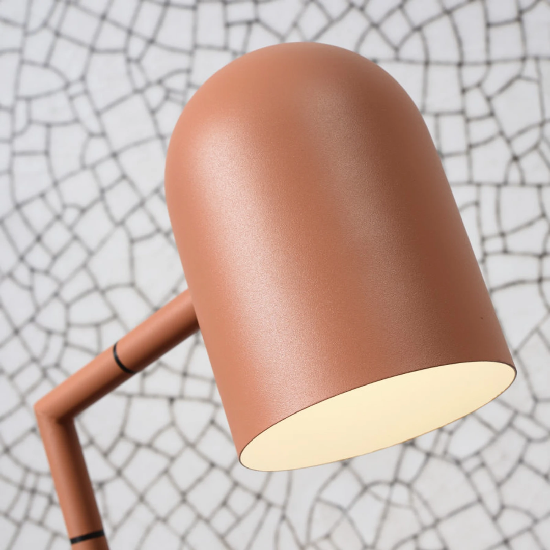 Terracotta Iron Floor Lamp