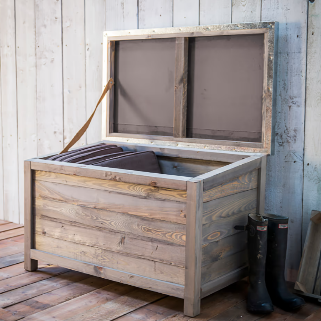 Outdoor Zinc Storage Box - 2 sizes