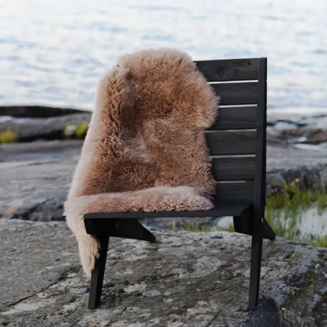 Folding Chair Dark Wood - 2 sizes