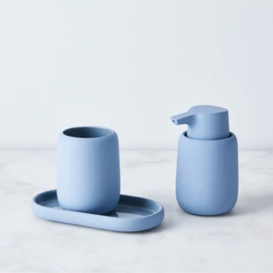 Ashley Blue Bathroom Set in 4 Products