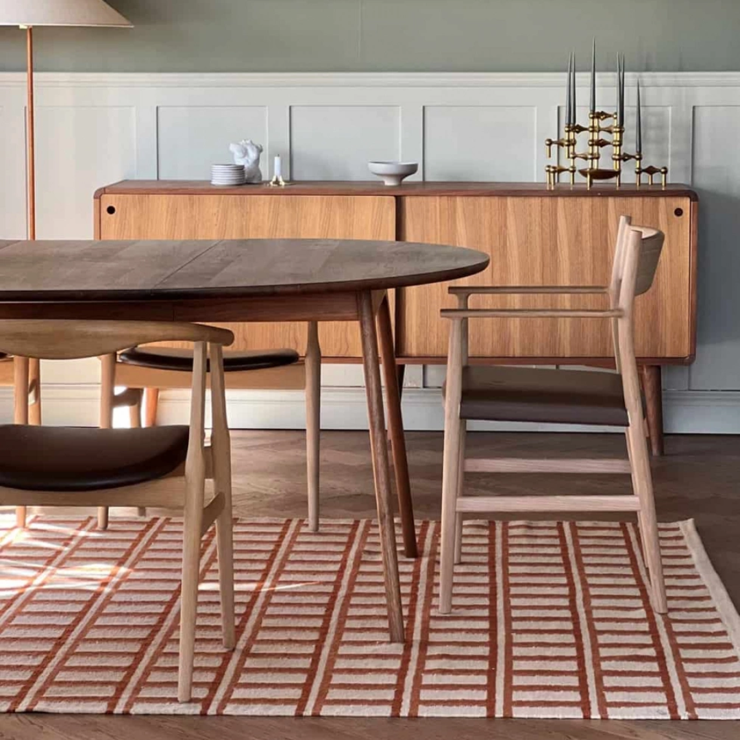 Mysore Rug Apricot & Beige in 2 Sizes