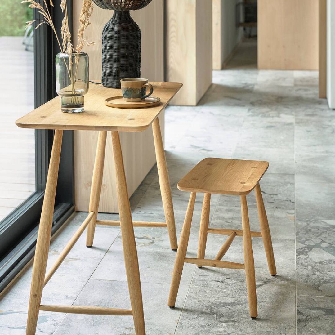 Oiled Oak Stool