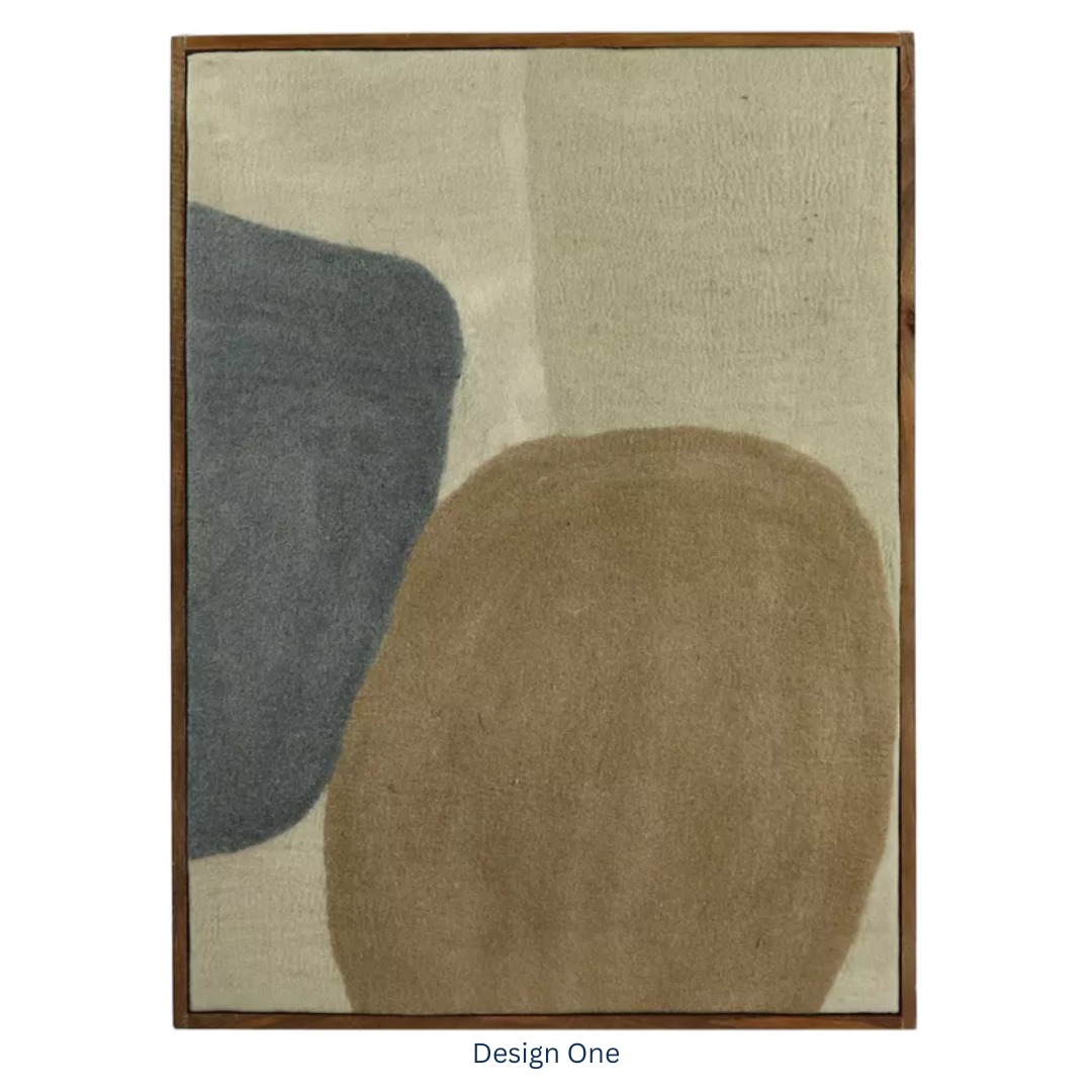 Abstract Wool Wall Art Mix Colours in 2 Designs