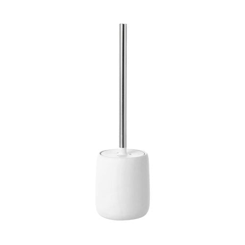 White Toilet Brush