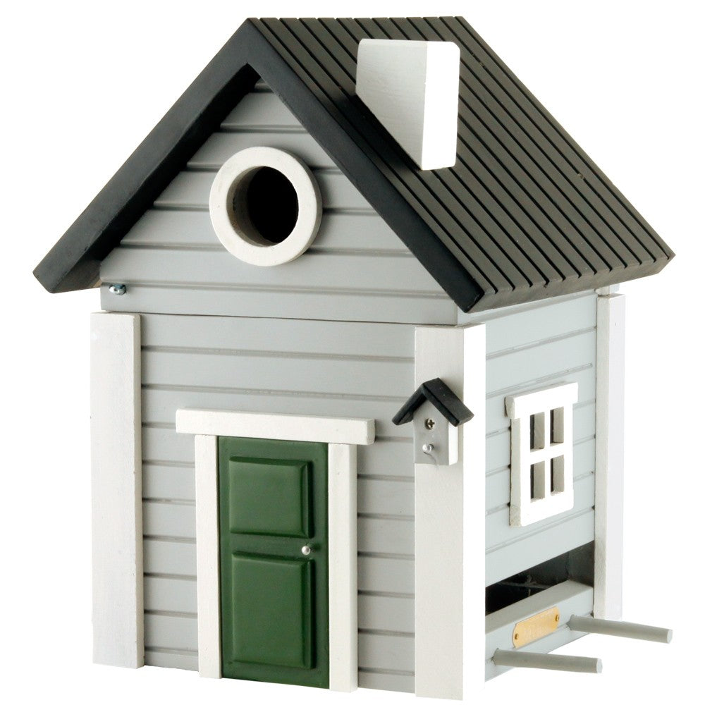 Grey Cottage Bird Feeder & Nesting Box