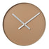 Minimalist Wall Clock - Tan Brown