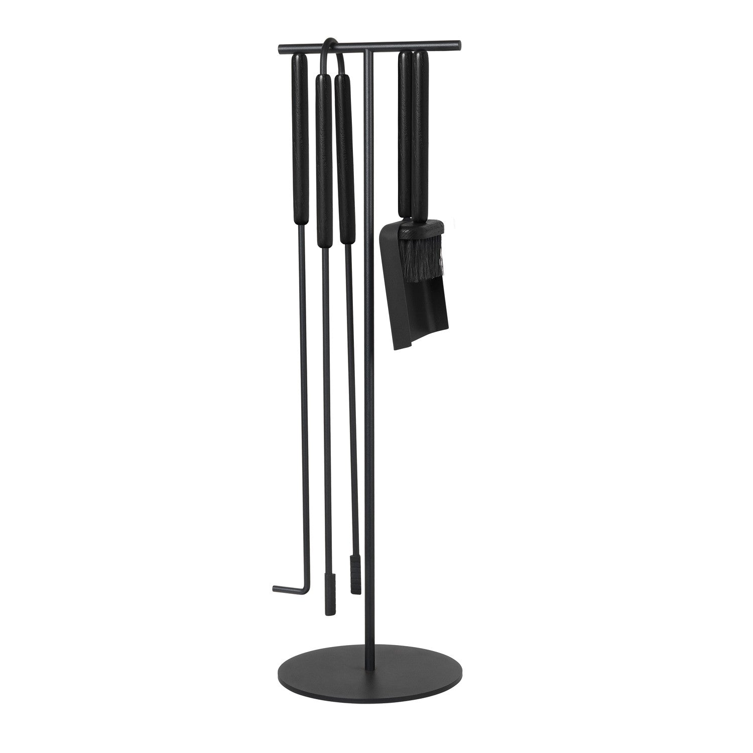 fireside tools set in black from the blue door