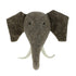 Large Felt Elephant Head