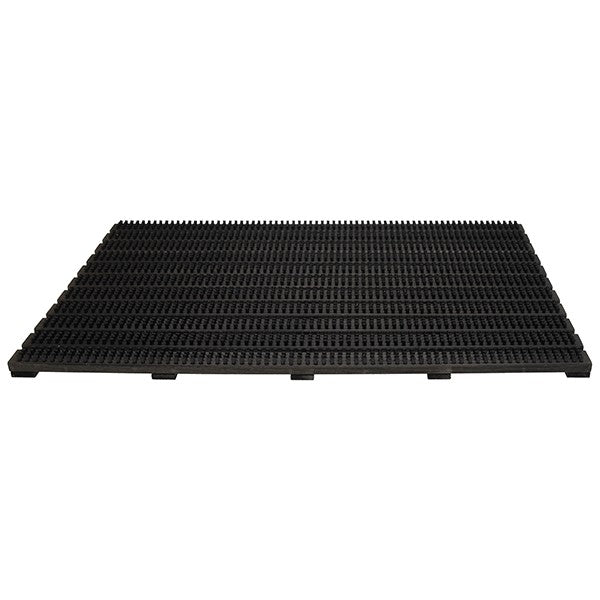 Large Doormat Shoe Scraper - Black