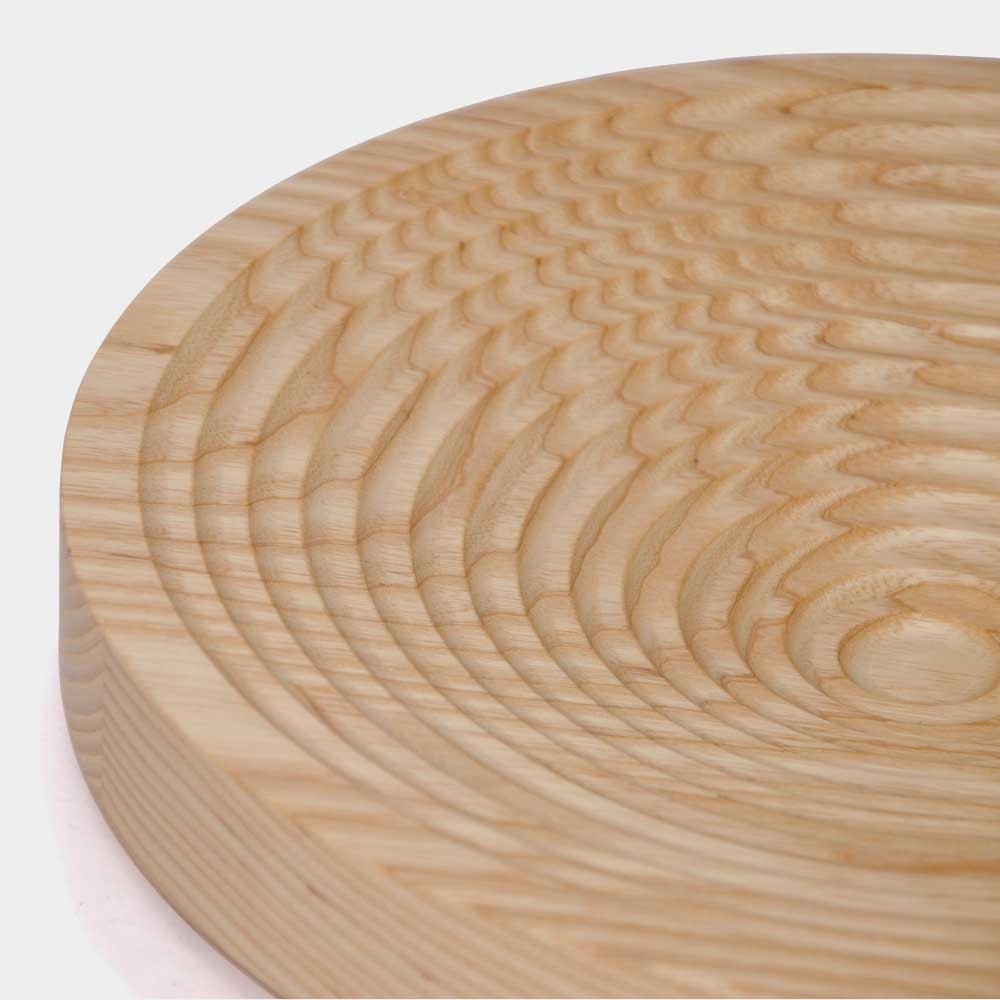 detail of the ash hardwood timber bowl