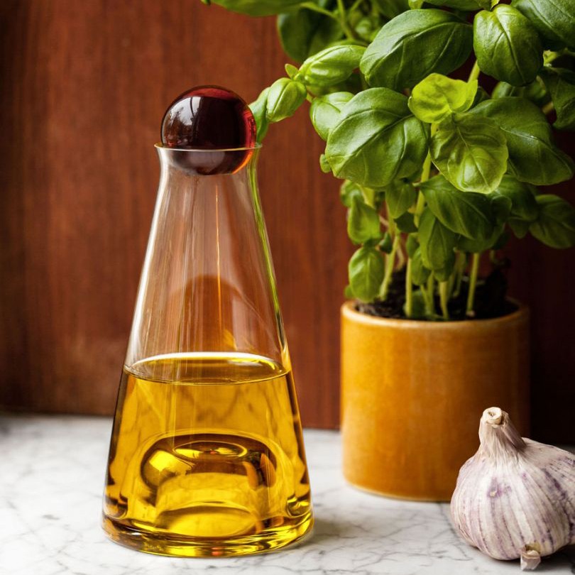 Small Glass Carafe for water wine or oils